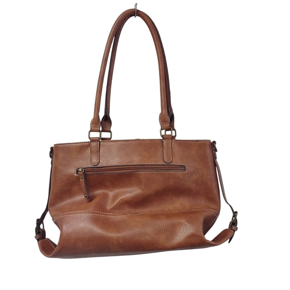 BOC Saddle Amherst Satchel Satchel Women Brown Handbags - Picture 3 of 14
